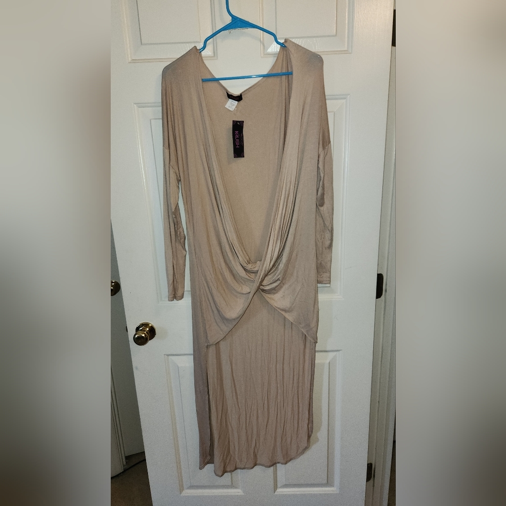 NWT! KRUSH DRAPED NECK TOP !! - Picture 4 of 4